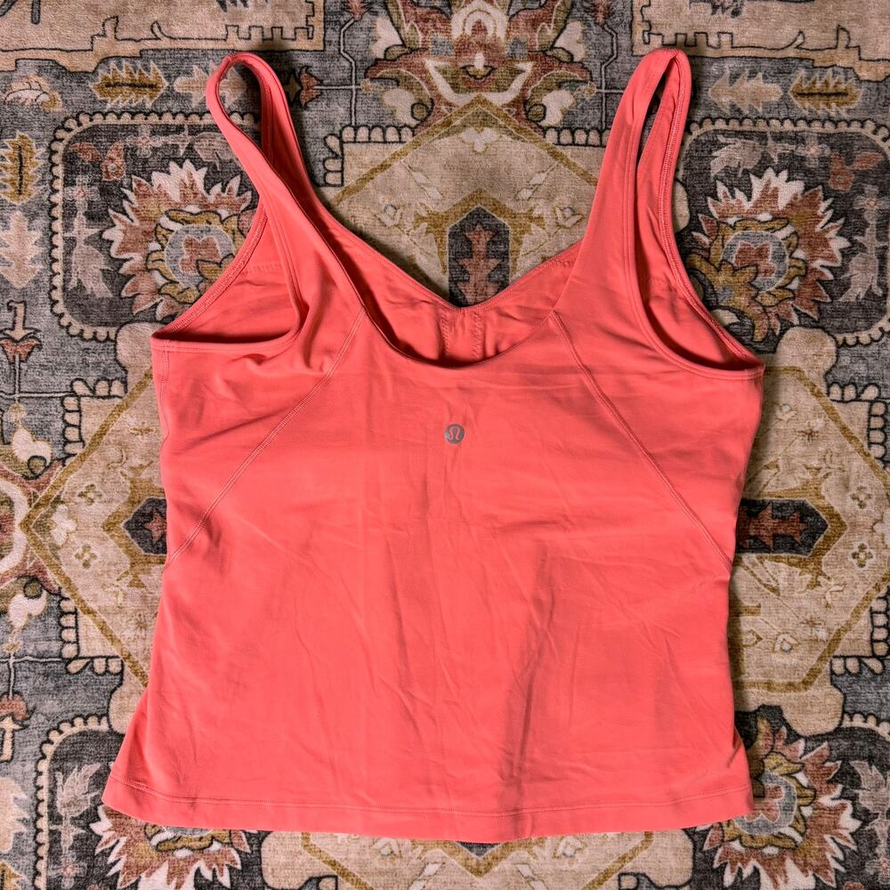 Lululemon Align Waist Length Tank Top in Raspberry Cream Color Bright Pink 12 - Picture 2 of 14